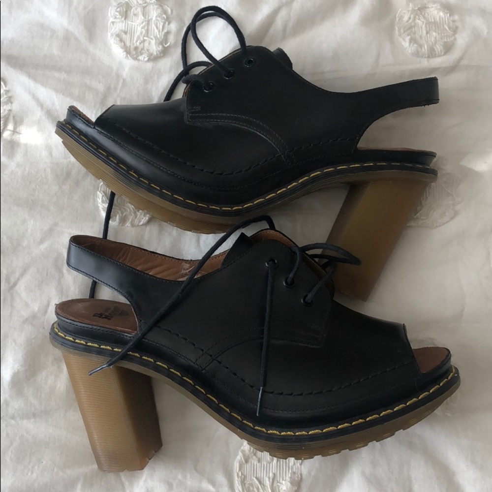 Dr Martens Air Wair Tara open toe lace up